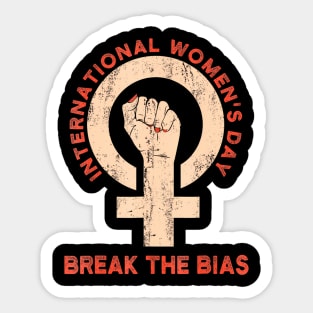 International Womens Day 2024 Break The Bias 8 March Sticker